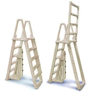 Confer “Evolution” Gray A-Frame Ladder for Above Ground Pools