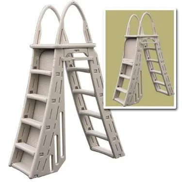 Confer Heavy Duty A-Frame Ladder with Roll-Guard Feature