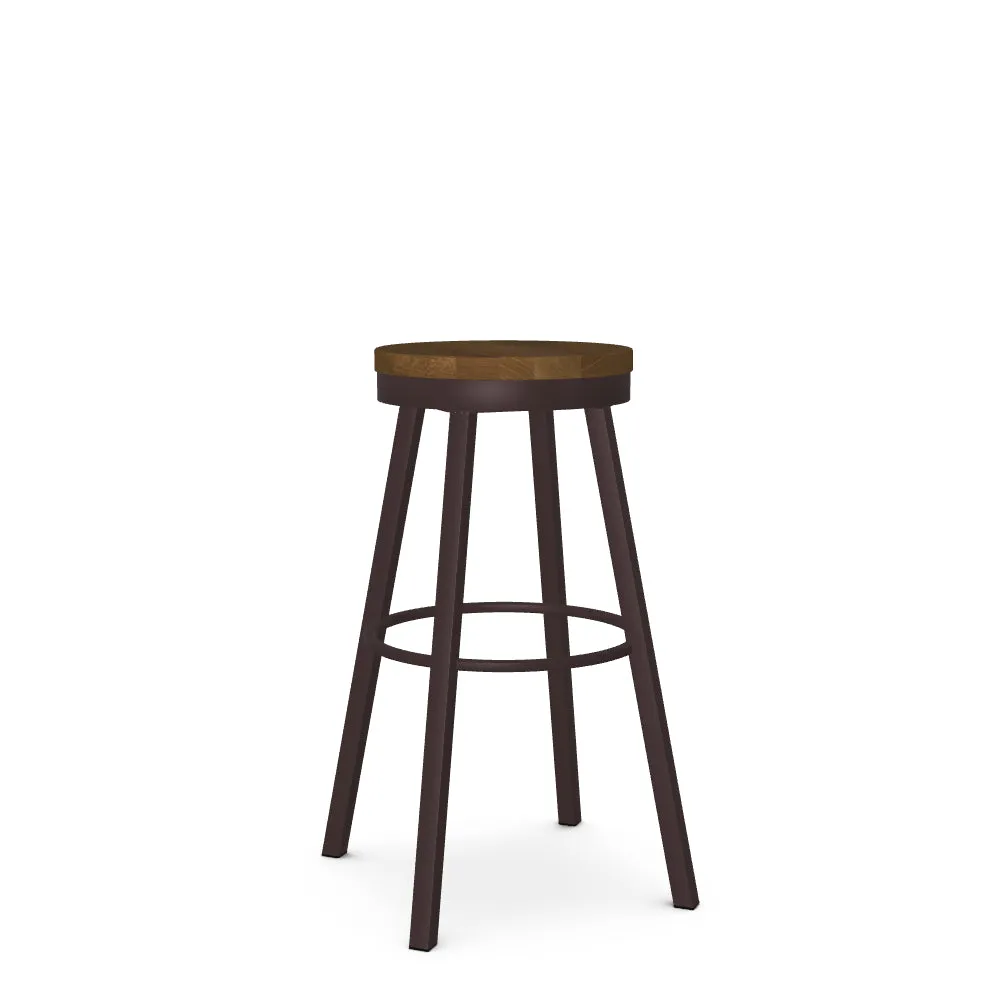 Connor Backless Spectator Stool – Wood Seat