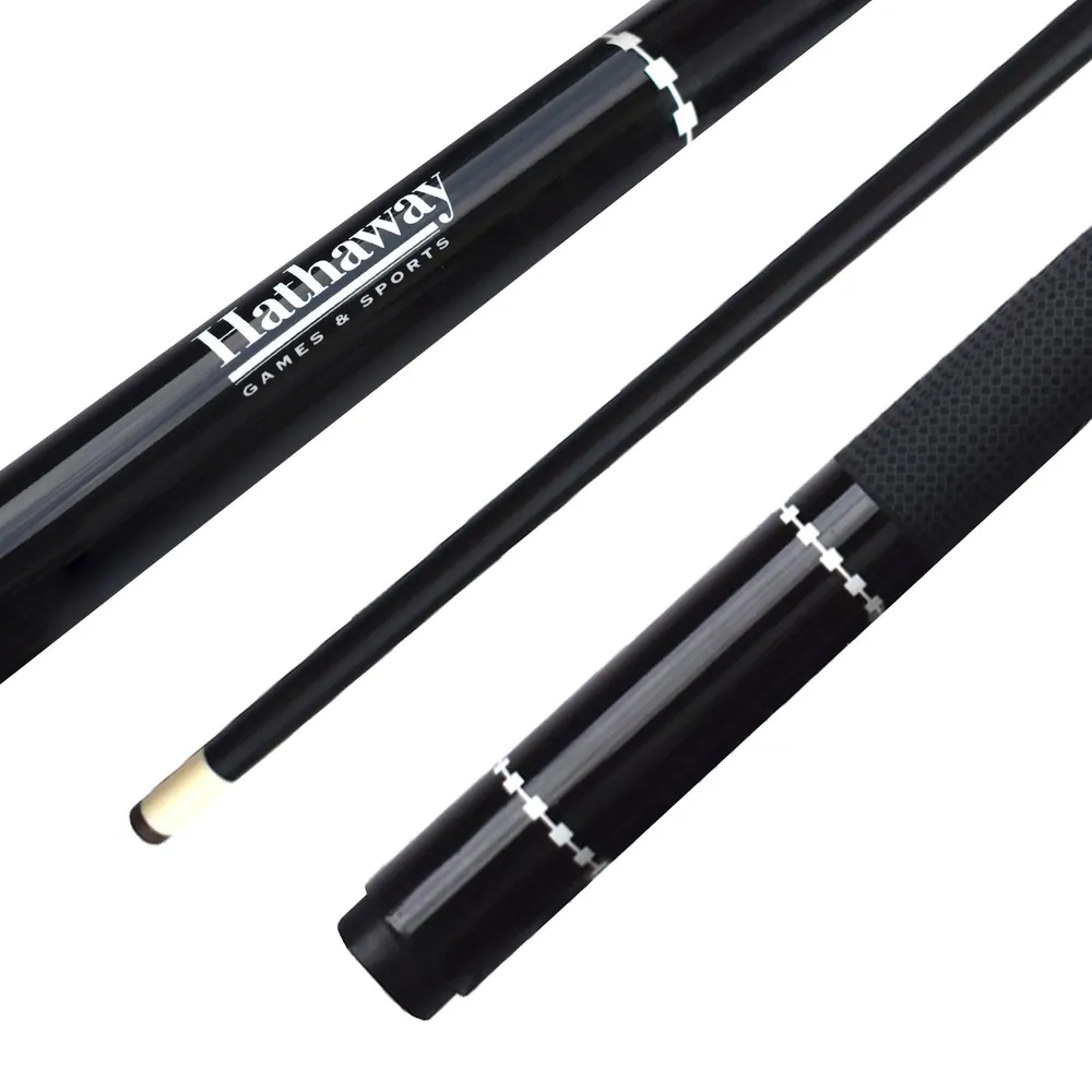 Conquest 58-in Fiberglass Cue – Black