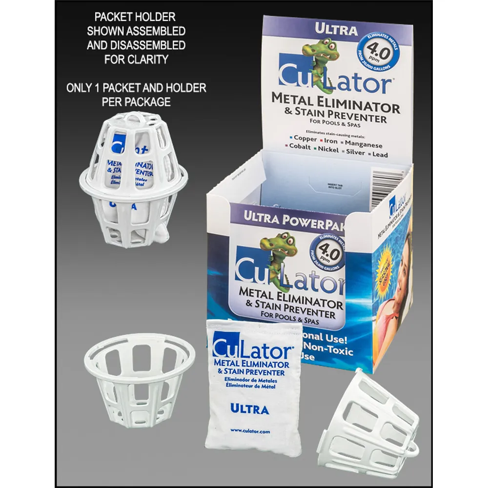 CuLator Metal Eliminator and Stain Preventer 4.0ppm for Pools & Spa