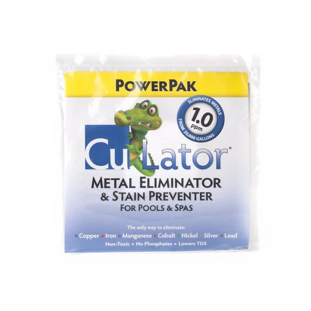 CuLator PowerPak 1.0 Metal Remover & Stain Preventer For Pools & Spas