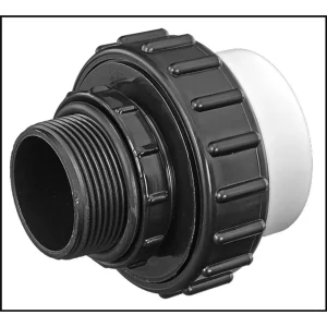 Custom Molded Products 1 1/2″ X 2″ CPVC Union With O-Ring MPT X F-Slip (#21063-160-000)