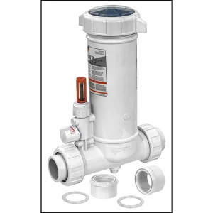 Custom Molded Products Chlorinator In-Line with Clear- Lid Powerclean Ultra