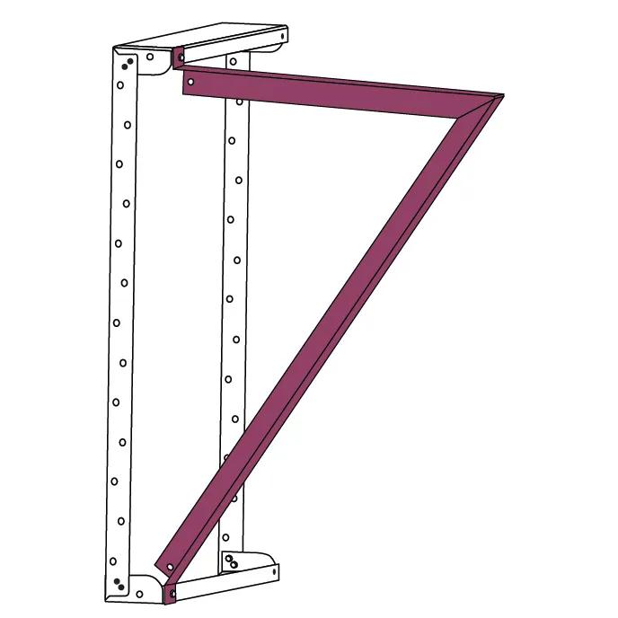 Deck Support Brace – 48″ Steel Versa