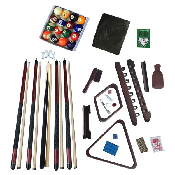 Deluxe Billiards Accessory Play Kit – Mahogany