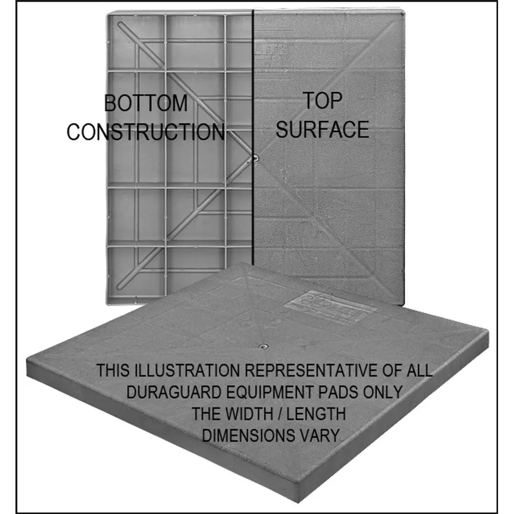 Diversitech 30″ X 30″ X 2″ E Elite Equipment Pad (#EL3030-2)