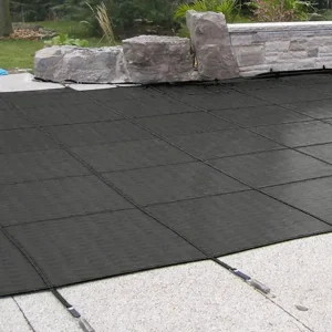 Doheny’s 12 Year Mesh Safety Cover for 15×30 ft Rectangular Pool, Black