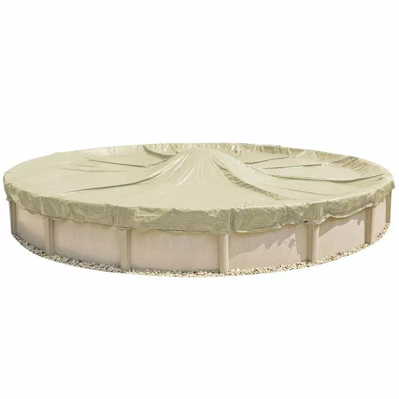 Doheny’s 20 Year Pro-Tek Winter Cover for 18 ft Round Pools with 30 Cover Clips