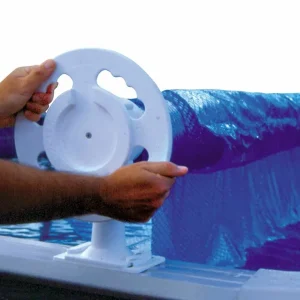 Doheny’s Deluxe Above Ground Solar Pool Cover Reel System, 18 ft