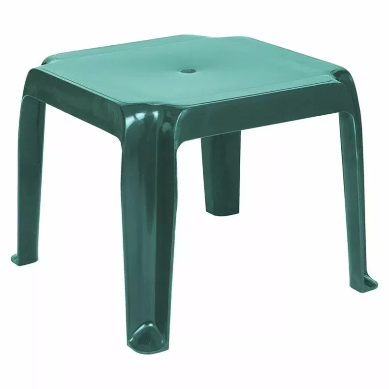 Doheny’s Resin Square Side Table, Green