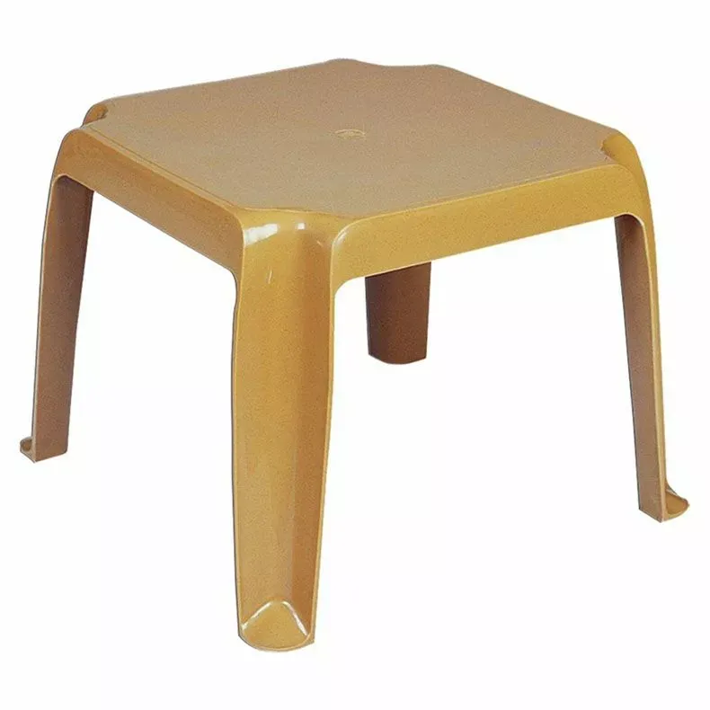 Doheny’s Resin Square Side Table, Teak