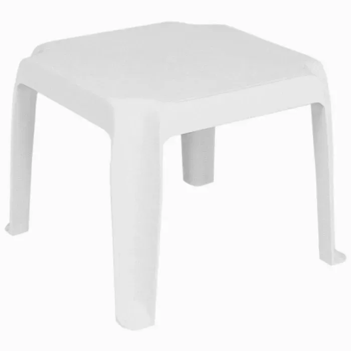 Doheny’s Resin Square Side Table, White