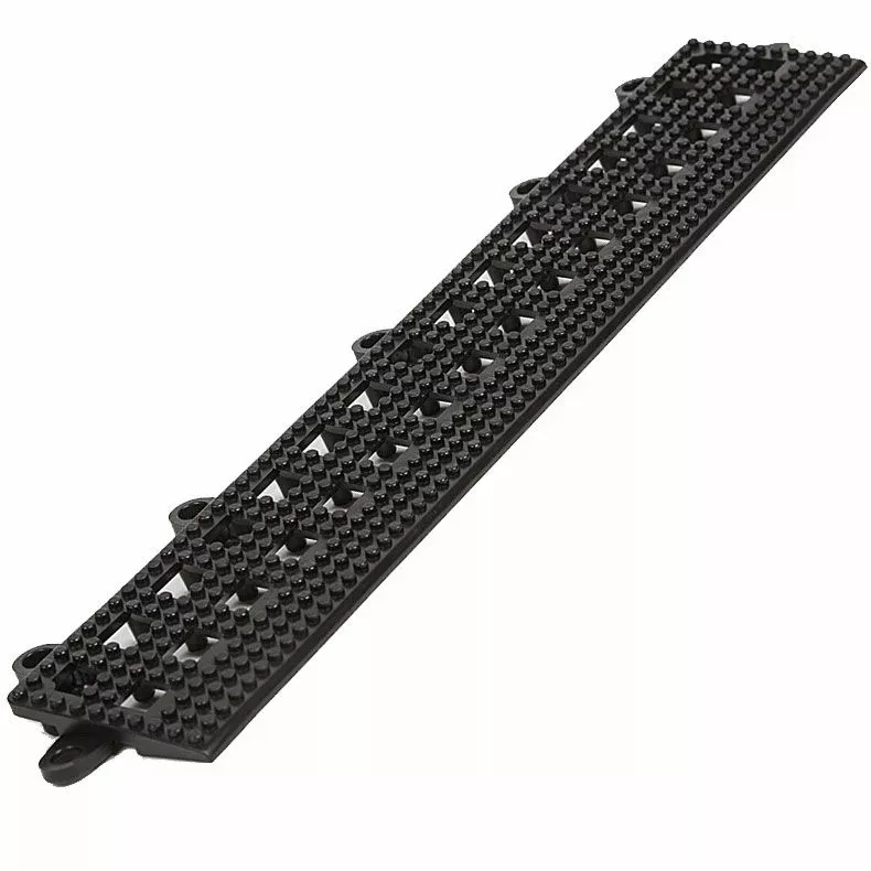 Dri-Dek 2×12 in Beveled Edge Tile Pool Decking, Black