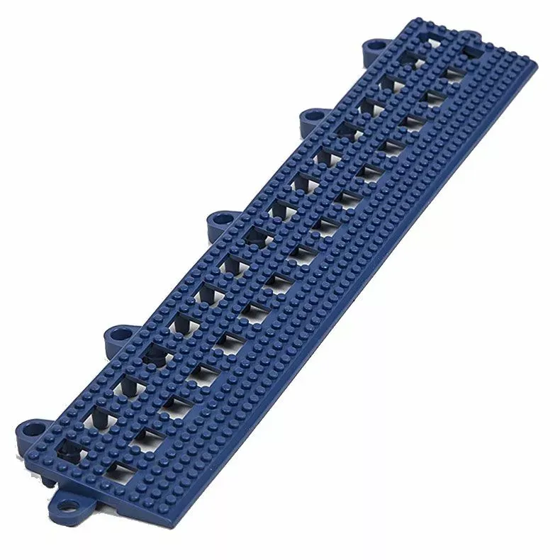 Dri-Dek 2×12 in Beveled Edge Tile Pool Decking, Blue