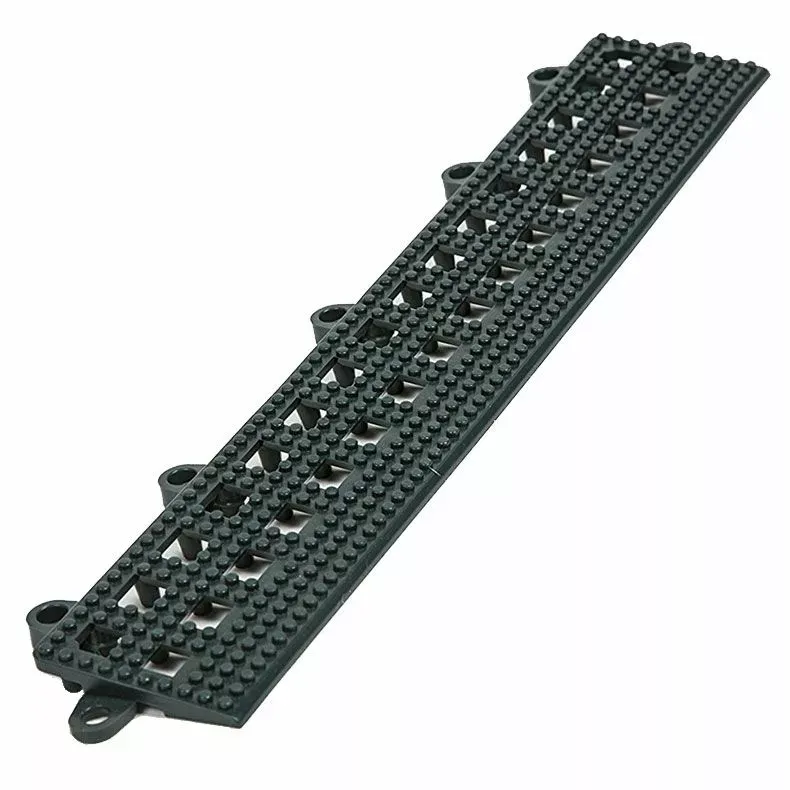 Dri-Dek 2×12 in Beveled Edge Tile Pool Decking, Hunter Green