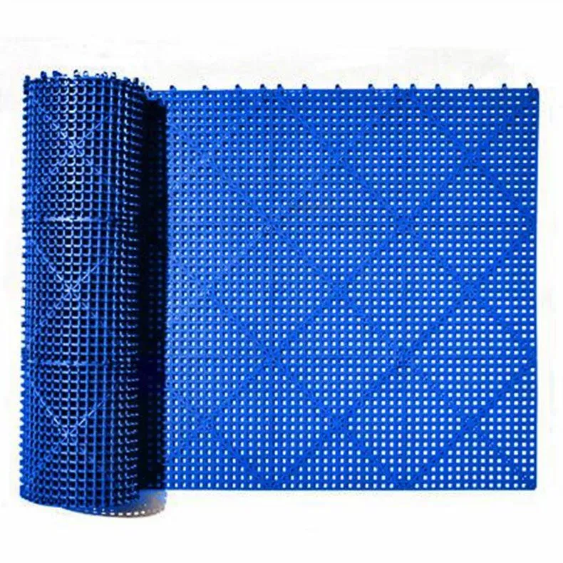 Dri-Dek 3×12 ft Roll Tile Pool Decking, Blue