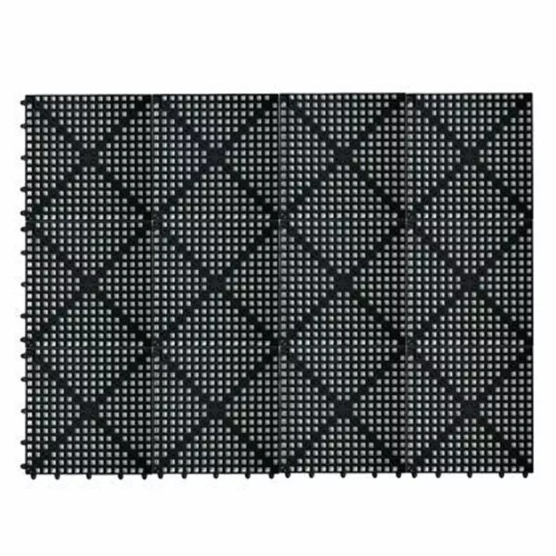 Dri-Dek 3×4 ft Sheet Tile Pool Decking, Black
