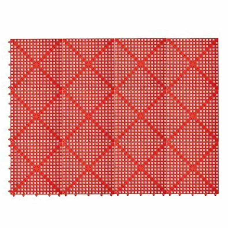 Dri-Dek 3×4 ft Sheet Tile Pool Decking, Red
