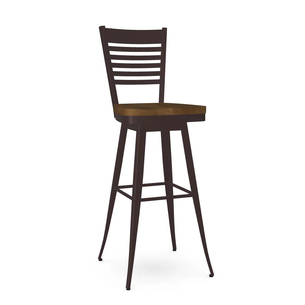 Edwin Spectator Stool – Wood Seat