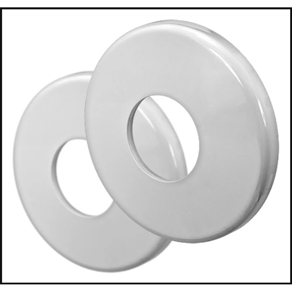 ESCUTCHEON PLATE-WH PLASTIC 2/BAGPE-0019-W PERMA-CAST COMPANY