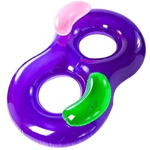 Face To Face Double Ring Inflatable Lounger