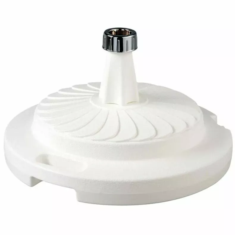 Fiberbuilt Resin Umbrella Base, White