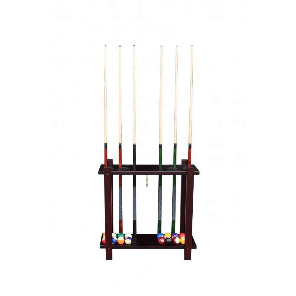 Floor Cue Rack – Mahogony