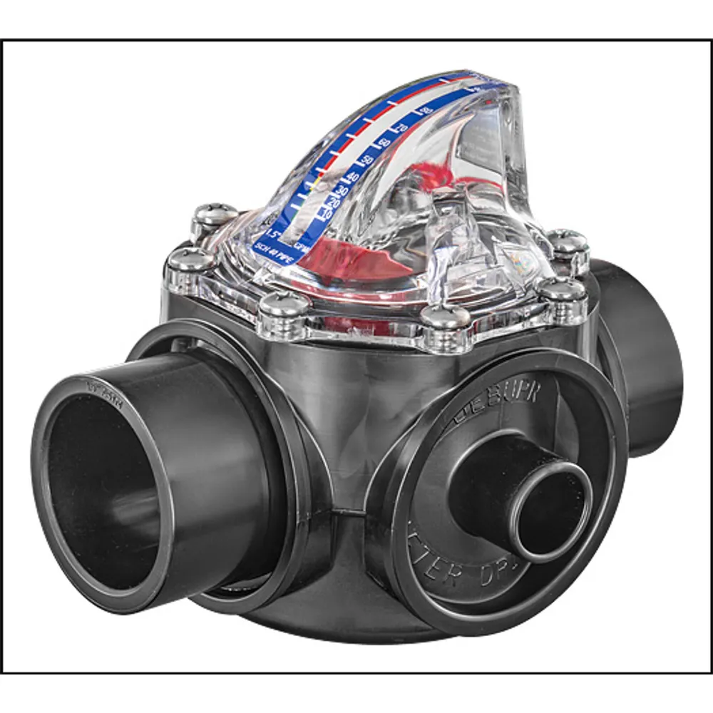 FLOWVIS FLOW METER 1-1/2″ 10-90 GPM FV-C-15
