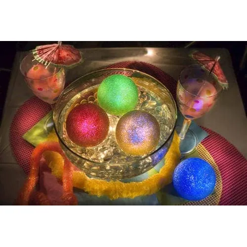 GAME LED Light Up Glitter Globes