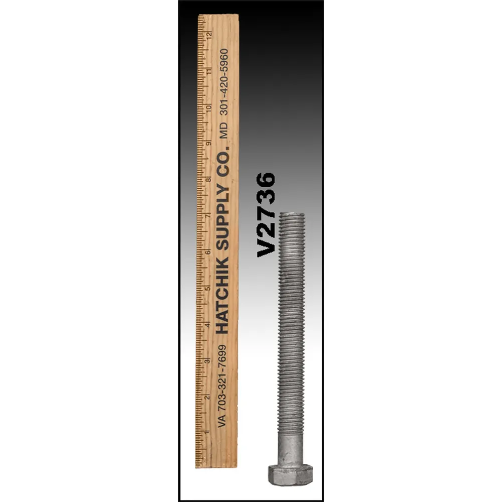 Gem Specialties Inc. 3/4″-10 X 7″ Hex Head Flange Bolt (#3/4-10X7 HHCS GALV)