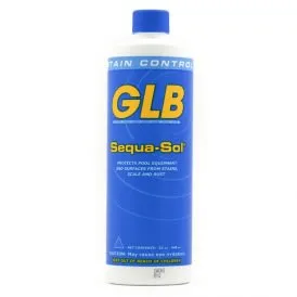 GLB Sequa-Sol Sequestering Agent Pool Stain Preventer, 32 oz Bottle | 71016A