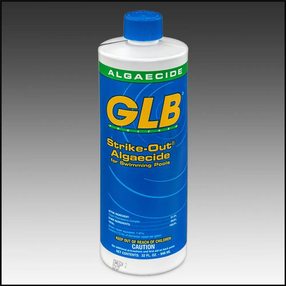 GLB Strike-Out Algaecide for Swimming Pools 32 fl oz