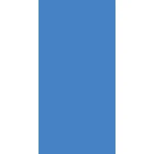 GLI 15′ Round Solid Blue 48″-52″ Overlap 20GA+ Liner