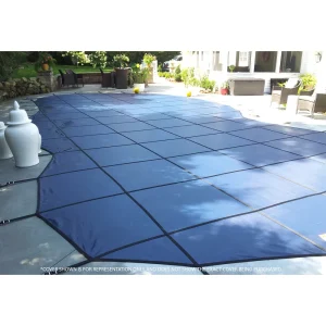 GLI Secur-A-Pool 24′ x 40′ 6R/2R Rect Mesh Safety Cover, Bl