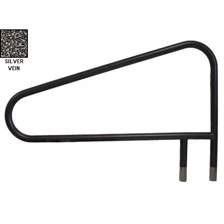 Global Pool Products – Classic 3 Bend Welded Brace Silver Vein Handrail .065