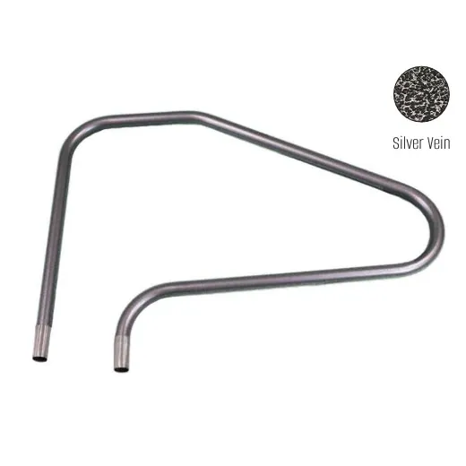 Global Pool Products – Classic 4 Bend Silver Vein Handrail .065