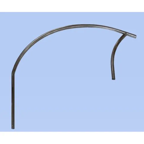 Global Pool Products – Modern 2 Bend 5′ Stair Handrail | Polished (Single Handrail)