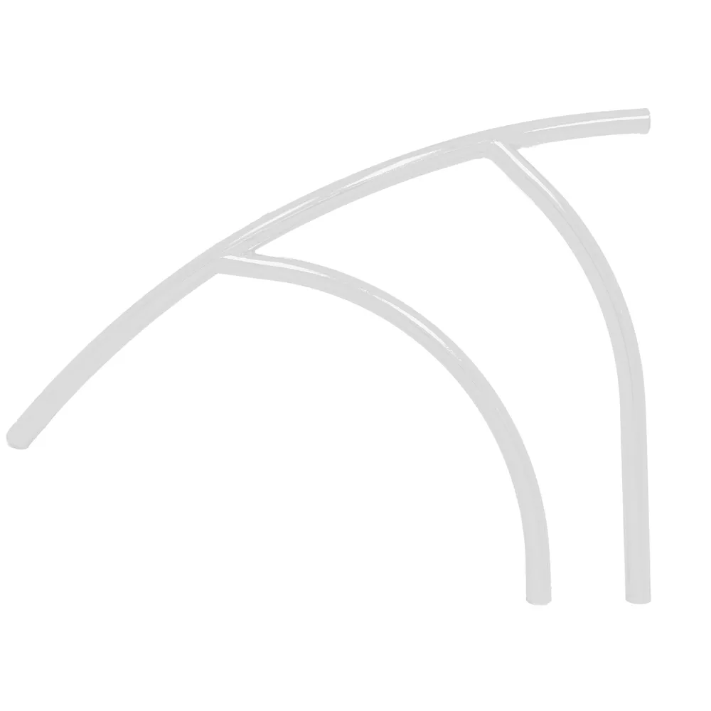 Global Pool Products – Modern 3 Bend .065 White Handrail