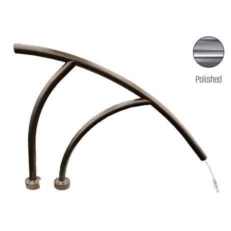 Global Pool Products – Modern Coolest 3 Bend .065 Polished Handrail