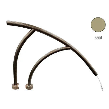 Global Pool Products – Modern Coolest 3 Bend .065 Sand Handrail – Salt Friendly
