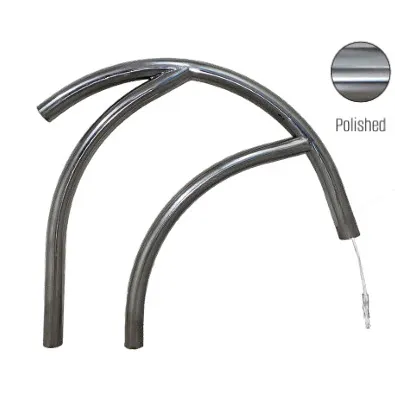 Global Pool Products – Modern Coolest Figure 4 Polished 30″ Handrail .065 (Pair) – Salt Friendly