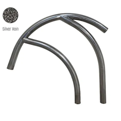 Global Pool Products – Modern Figure 4 Silver Vein 30″ Handrail .065 (Pair) – Salt Friendly