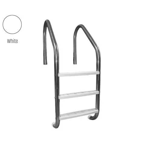 GPP – 20″ Premium White Ladder with 3 Stainless Steel Treads