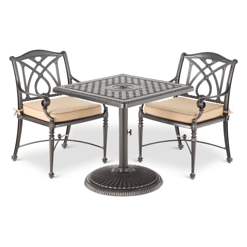 Grand Terrace Cast 3 Piece Bistro Group