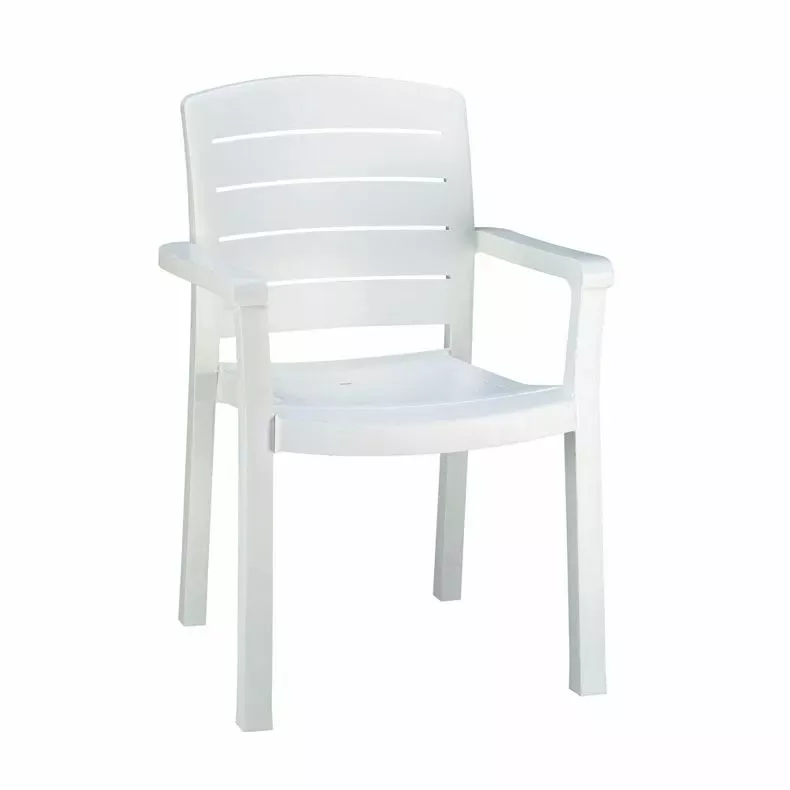 Grosfillex Acadia Dining Chair, White