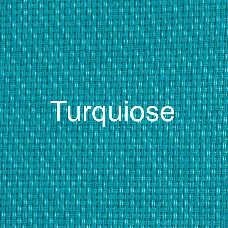 Grosfillex Jamaica Adjustable Sling Chaise, Turquoise