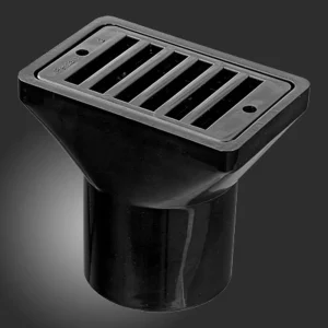 GUTTER DRAIN COMPLETE 2″ BLACK