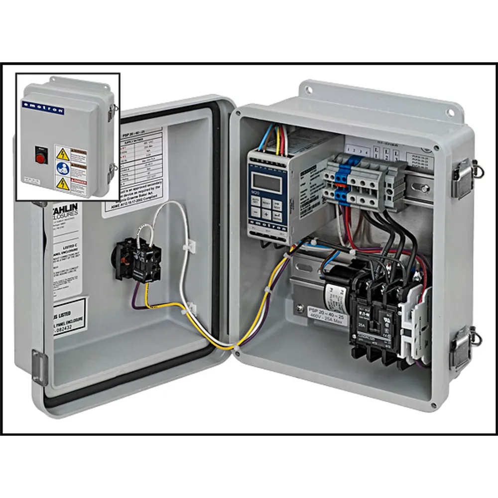 H2Flow Controls Emotron 3PH 480V 0.1 To 25 AMP VGB Auto Pump Shut Off (#PSP20-40-25)