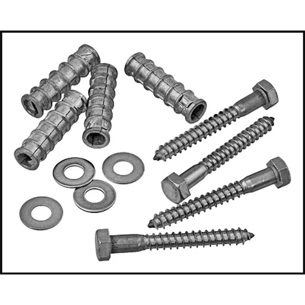 Hardware Only for 4 Hole 1.9 Plastic Flange